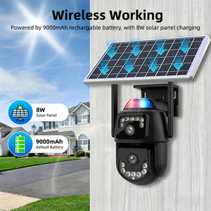 Cámara de Seguridad Rscamtom con Doble Lente 7*24 AOV PTZ, Batería Solar, 4G Sim, Grabación de 24 Horas, WIFI IP66, Audio Bidireccional Inalámbrico, CCTV - Product Image 3