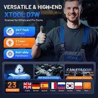 XTOOL D7W Versión EU, Máquina Inalámbrica de Programación de Llaves de Coche con Más de 39 Funciones de Reinicio, Herramienta de Escaneo OBD2, Máquina de Diagnóstico ECU para Vehículos
