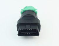 OBD2 mâle à J1939 femelle ABS PVC adaptateur conducteur en cuivre ABS/cuivre lecteur de Code pour voitures camions 1 an de garantie faisceau de câblage