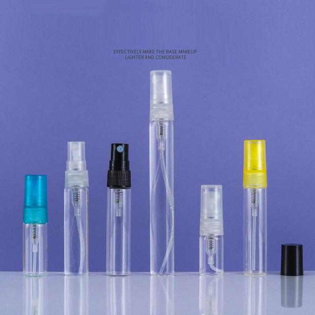 Wholesale Brand Pen Shaped 10ml Pump Spray Atomizer Oil Perfume Tester Bottle with Screen Printing and Pump Sprayer Seal