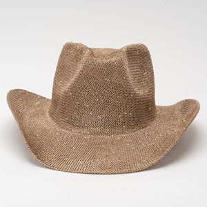 Venta al por mayor Vintage Cowboy <span class=keywords><strong>Fedora</strong></span> Panamá Sombreros de paja para hombres Mujeres Papel Rafia Algodón Impreso Liso para la playa Fiesta <span class=keywords><strong>Verano</strong></span> - Product Image 4