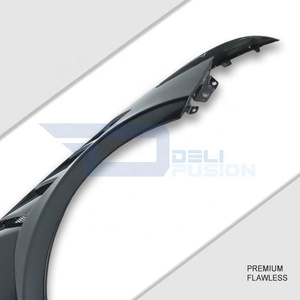 Guardabarros de carbono para Hyundai Sonata N line JW DN8 Xmotion estilo fibra de carbono guardabarros delantero ventilado - Product Image 2