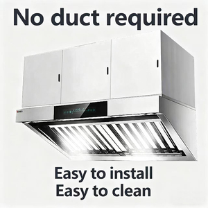 OEM su misura in acciaio inox commerciale Ventless-gamma-<span class=keywords><strong>cappa</strong></span> di fabbrica prezzo diretto CE ISO certificato per bar e ristorante - Product Image 4