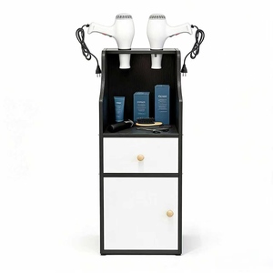 Armoire à outils pour salon de coiffure, comptoir à outils pour institut de beauté, chariot à outils pour institut de beauté, étagère de rangement dédiée pour salon de coiffure, armoire pour coupe de cheveux - Product Image 2