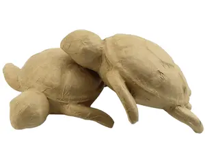 Eco-friendly paper material 3D paper mache turtle animals