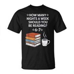 Camiseta Reading 6-7 Nights A Week para amantes de los libros y profesores de inglés - Product Image 2