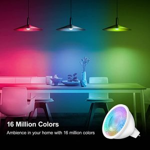 Giá rẻ Alexa Google nhà điều khiển bằng giọng nói tuya App mờ <span class=keywords><strong>4W</strong></span> 5 W 5 Watt trang trí thông minh <span class=keywords><strong>Wifi</strong></span> RGBW màu sắc thay đổi RGB GU10 <span class=keywords><strong>LED</strong></span> bóng đèn - Product Image 5