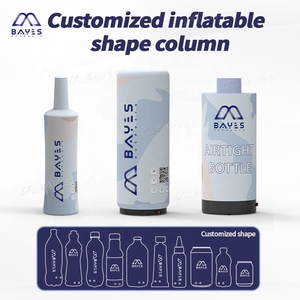 โมเดลพองลมมินเนี่ยนเป่าลมคอลัมน์โฆษณากลางแจ้งปรับแต่งได้ - Product Image 3