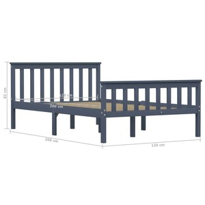 Cadres de <span class=keywords><strong>lit</strong></span> à plateforme solide de style moderne <span class=keywords><strong>Lit</strong></span> double en bois blanc pour adultes/enfants/adolescents Chêne teck contreplaqué MDF Meubles de maison - Product Image 1