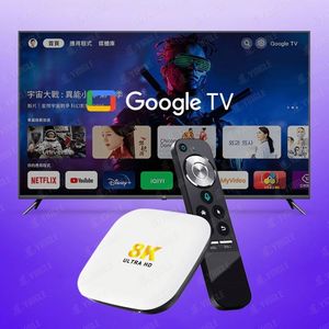กล่องรับสัญญาณทีวี Android 8K Streaming Media Player Smart OTT Internet Super Box Premium Google Android 13 - Product Image 1