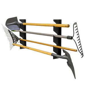 Support mural pour outils de jardin, porte-bêches, brosses et balais pour garage et cour - Product Image 1