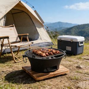 <span class=keywords><strong>Griglia</strong></span> BBQ Portatile in Stile Cinese, Fornello a Carbone in Ghisa per Riscaldare <span class=keywords><strong>Carne</strong></span> e Cuocere Hot Pot - Product Image 5