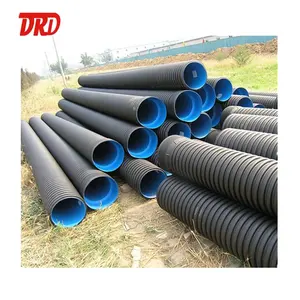 dn300 dn500 dn800 HDPE Double Wall Corrugated Storm Drainage Pipe