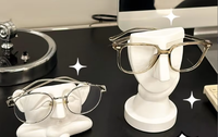 Support à lunettes humanoïde créatif et original, décoration de bureau amusante, support de rangement pour lunettes de poste de travail