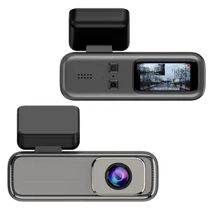 مسجل قيادة عالي الدقة كاميرا تسجيل مزدوجة 2K+1K جهاز تسجيل مراقبة وقوف السيارة مزود بواي فاي