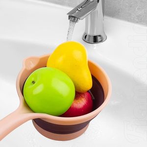 Cuchara de agua de plástico engrosado para cocina, con mango plegable de silicona y contenedor para cucharas y tazas. - Product Image 6