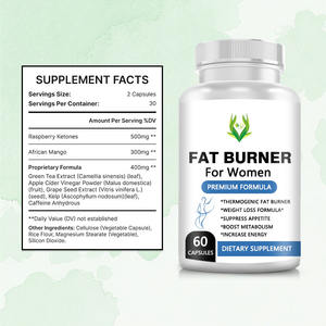 Personnalisation de l'usine Brûleur de graisse pour femmes Capsules Soutien Supprimer l'appétit Boost Métabolisme à la gestion du poids - Product Image 2