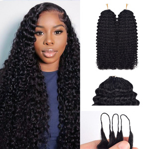 Extensions de <span class=keywords><strong>cheveux</strong></span> au crochet bouclés crépus pré-bouclés en <span class=keywords><strong>cheveux</strong></span> humains vierges 100 % naturels non traités de couleur naturelle du Cambodge <span class=keywords><strong>pour</strong></span> <span class=keywords><strong>tissage</strong></span> de <span class=keywords><strong>cheveux</strong></span> - Product Image 1