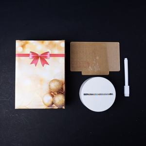 Cadeau créatif, tableau lumineux 3D en acrylique transparent réinscriptible avec base en bois, stylo inclus, pour messages et notes - Product Image 5