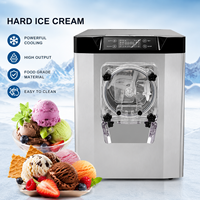 Desktop Hard Ice Cream Making Machine Digitale besturing Commerciële Gelato Sorbet Bevroren Yoghurt Batch Freezer Machine