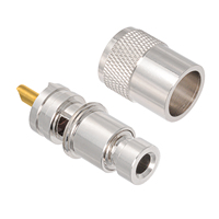 SUPERBAT PL259 Konektor Coax PL-259 UHF Konektor Kabel Solder Pria untuk Kabel LMR400 Antena Radio Ham Antena CB