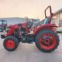 Hocheffizienter 70 PS Pflug-Traktor Multifunktionaler Hydraulischer Bodenbearbeitungs-Traktor Landwirtschaftlicher Leichter Diesel-Traktor