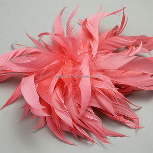 Corsage de fête à plumes – Conception détachable – Plumes d'oie teintées pour l'artisanat – Vente en gros en vrac pour la décoration de mariages <span class=keywords><strong>et</strong></span> de bals de promo - Product Image 2