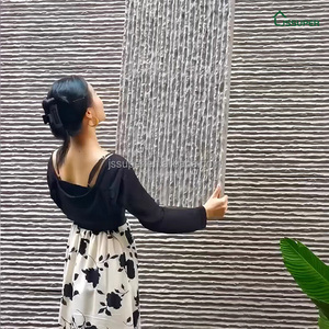 Panneaux muraux en pierre à vagues en PU Panneaux muraux 3D à <span class=keywords><strong>peindre</strong></span> en PU imperméable Panneau mural en pierre de haute qualité - Product Image 2