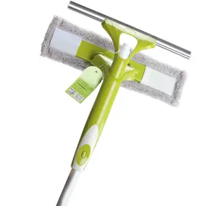 LTT1573 Bathroom Wipe Windom Brush Stiff Bristle Window Glass Squeegee Floor Mop Tub Tile Floor Cleaning Tool