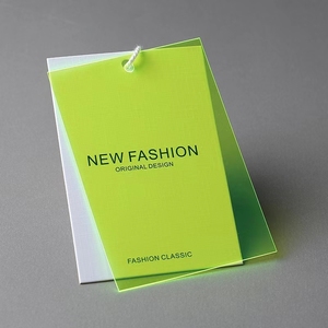 <span class=keywords><strong>Costom</strong></span> In Logo Quần Áo Pvc Nhãn Nhựa Tag Jeans Trang Phục Swing Giấy Hangtags - Product Image 4