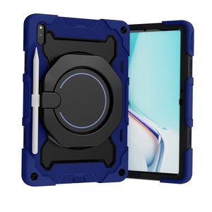 Funda Giratoria de Silicona 360° Híbrida a Prueba de Golpes con Soporte para Tablet Huawei <span class=keywords><strong>Matepad</strong></span> <span class=keywords><strong>11</strong></span> <span class=keywords><strong>2021</strong></span> K10 M10 - Product Image 5