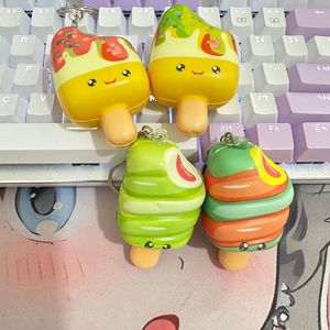 Llavero de Dibujos Animados con Forma de Helado de PU, Juguete de Rebote Lento de 0-10cm para Niños Unisex - Product Image 4
