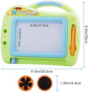 Papan Gambar Plastik Magnetik dengan Papan Belakang-Papan Mewarnai & Menggambar Ajaib untuk Anak Usia <span class=keywords><strong>2</strong></span>-6 Tahun - Product Image 6