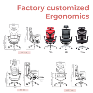 Meubles de maison commerciaux Chaise de bureau de jeu réglable confortable Caractéristiques ergonomiques Repose-pieds en matériau maillé durable - Product Image 4