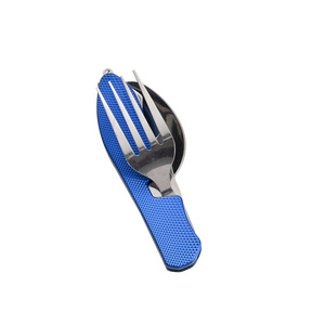 Bán buôn <span class=keywords><strong>4</strong></span> trong <span class=keywords><strong>1</strong></span> cắm trại nhà bếp đồ dùng thiết lập dao kéo dao thìa và nĩa Flatware <span class=keywords><strong>MultiTool</strong></span> - Product Image 6