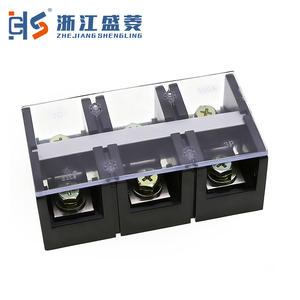 TC-1003 스프링 터미널 블록 100A 고전류 산업용 케이블 고정 <span class=keywords><strong>2</strong></span>/4 극 24-12 AWG 도체 - Product Image 2