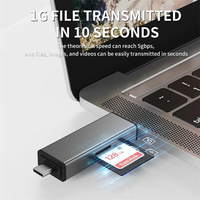 Lector de tarjetas OTG tipo C SD TF 4 en 1 USB 3,0 adaptador de unidad Flash Micro USB transferencia de alta velocidad lector de tarjetas multifuncional
