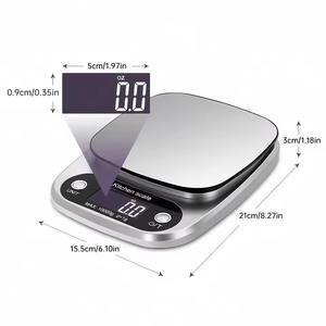 Digital Kitchen <strong>Scale</strong> Stainless Steel LCD Electronic Food <strong>Scale</strong> Jewelry Coffee Baking Portable High-quality Kitchen Tool 10kg/1g - Product Image 1