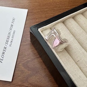 Water Drop Shape Silver <b>Ring</b> For Women Index Finger Fashion Simple Trendy Gift Jewelry - Product Image 3
