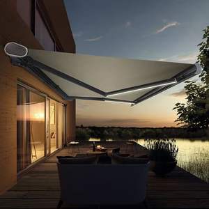 Toldo Retráctil Eléctrico de Alta Resistencia para Exteriores, 6 m, Toldo Retráctil Motorizado para Garaje, Toldo de Cassette Completo - Product Image 5