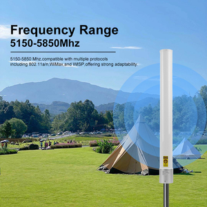 Antena WiFi para Exteriores KuWFi, 5150-5850 MHz, 1 km, Omnidireccional, Ganancia de 13 dBi, Impermeable, Antena Inalámbrica de 5.8G para Exteriores, AP Starlink - Product Image 5
