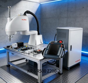 Petit robot industriel <span class=keywords><strong>Scara</strong></span> automatique intelligent à 4 axes KUKA KR 6 R500 Z200-2, bras long de 500 mm, charge utile de 3 kg, pour l'assemblage électronique - Product Image 5