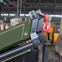 Meilleur Prix Grue à flèche articulée hydraulique de 3,2 tonnes / Grue à bras hydraulique pliable de 1 à 25 tonnes montée sur camion avec télécommande et stabilisateurs