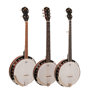 Großhandel China Factory 5 String Banjo Akzeptieren OEM ODM REMO Trommel Haut Sapele Back Banjo Zum Verkauf