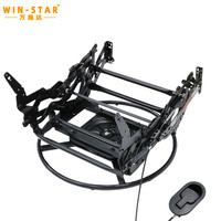 Mécanisme de fauteuil inclinable manuel WINSTAR, cadre de canapé une place avec plateau tournant, mécanisme de fauteuil inclinable pour canapé relax