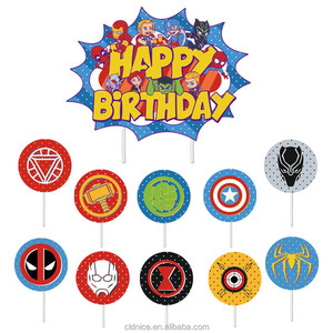 Bonita decoración de fiesta de cumpleaños de superhéroe, globo de <span class=keywords><strong>Los</strong></span> <span class=keywords><strong>Vengadores</strong></span>, Spiderman, Iron Man, Hulk, suministros para fiestas, <span class=keywords><strong>Banner</strong></span>, telón de fondo - Product Image 5