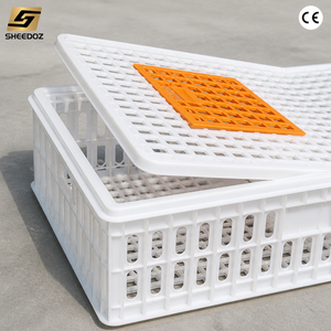 Jaula <span class=keywords><strong>de</strong></span> Transporte <span class=keywords><strong>de</strong></span> Aves <span class=keywords><strong>de</strong></span> Corral, Resistente y Apilable, para Compradores Mayoristas y Uso Agrícola - Product Image 5