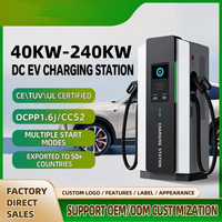 Chargeur rapide DC double pistolet OEM ODM 40KW-480KW CCS2 CCS1 GB/T 200-1000V IP55 pour véhicules électriques commerciaux – Vente en gros