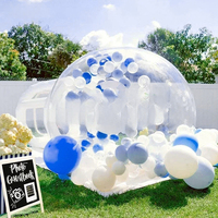 Tente à bulles gonflable transparente pour fête d'enfants, tente à bulles gonflable de haute qualité transparente