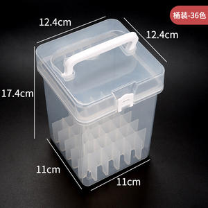 Boîte de rangement pour marqueurs blancs d'usine, 36/48/60/80/108 couleurs, étui à crayons transparent - Product Image 3